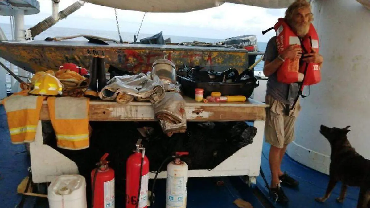 Rescatan a un náufrago tras pasar tres meses en el mar